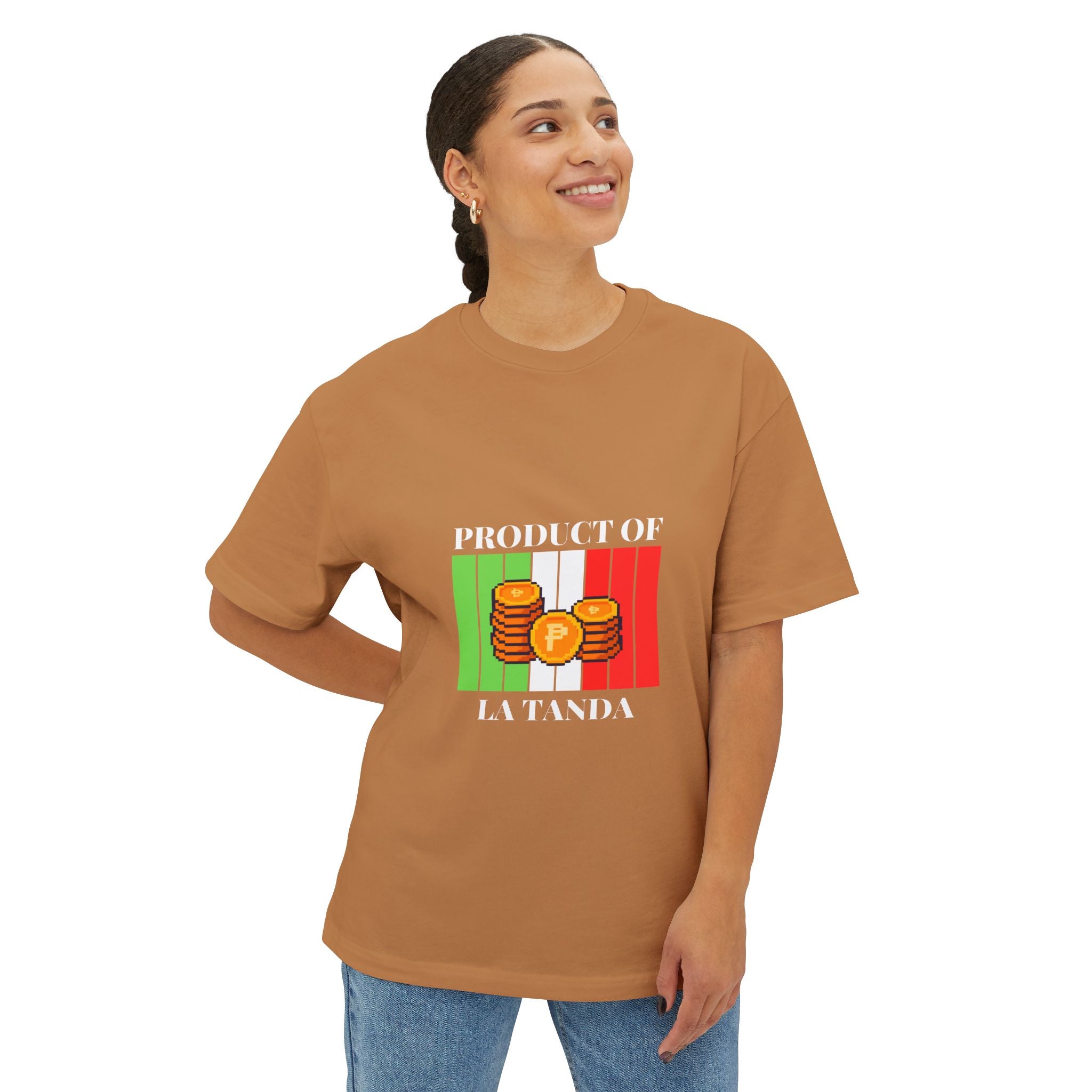 T-Shirt — "Product of La Tanda" Money Stack Graphic Tee