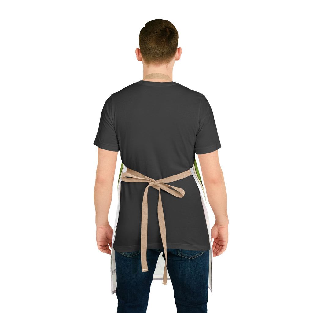 La Tanda Apron – Colorful Lotería Kitchen Apron for Family Gatherings