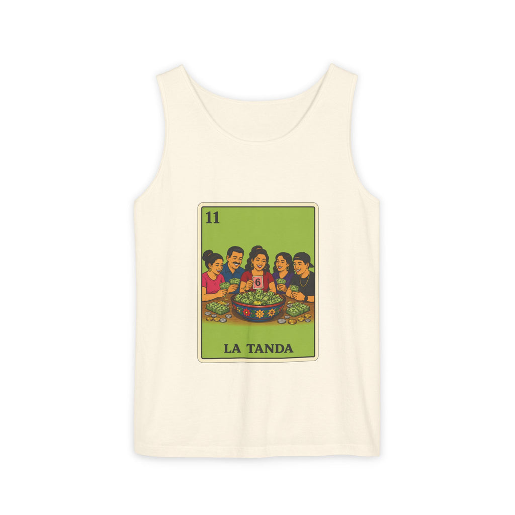 La Tanda Tank Top — Vintage Lotería Card Graphic Tank