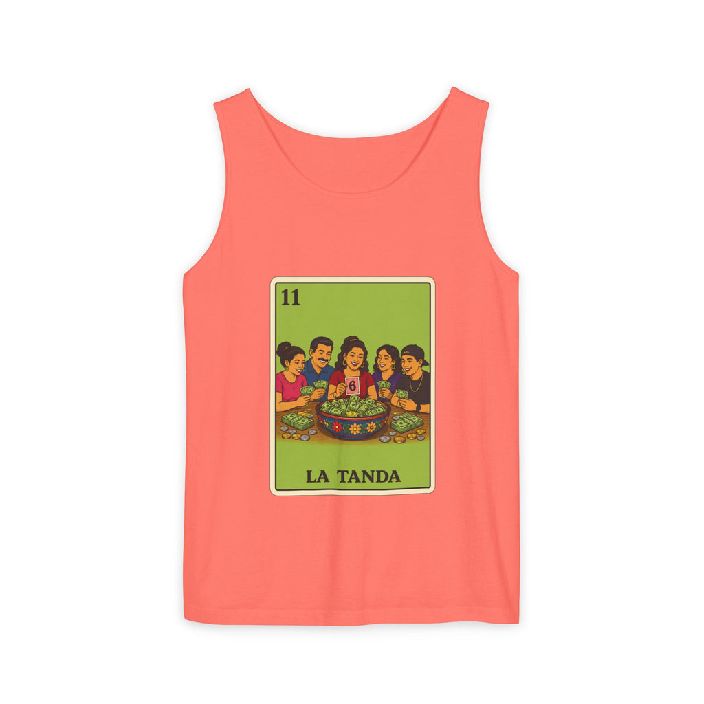 La Tanda Tank Top — Vintage Lotería Card Graphic Tank