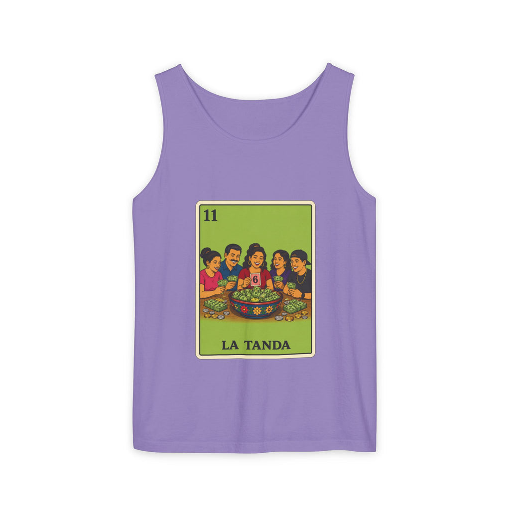 La Tanda Tank Top — Vintage Lotería Card Graphic Tank