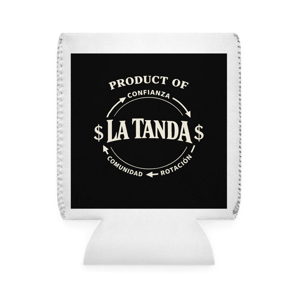 Can Cooler Sleeve - “La Tanda” Vintage Money Circle Design