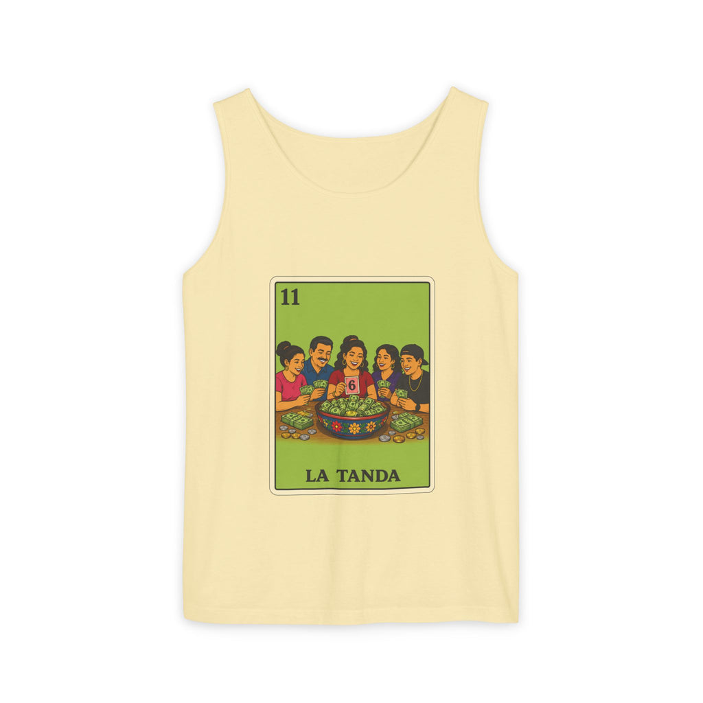 La Tanda Tank Top — Vintage Lotería Card Graphic Tank