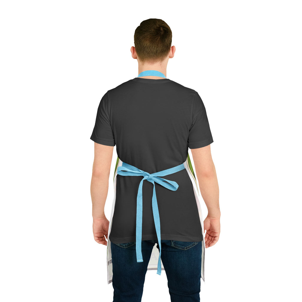 La Tanda Apron – Colorful Lotería Kitchen Apron for Family Gatherings