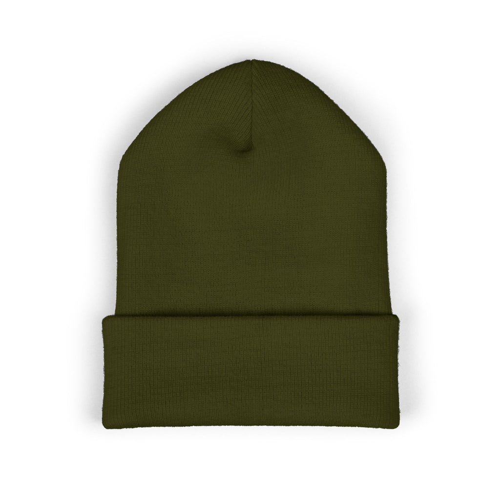 Classic Cuffed Beanie - "Product of La Tanda" Embroidered Warm Knit Hat