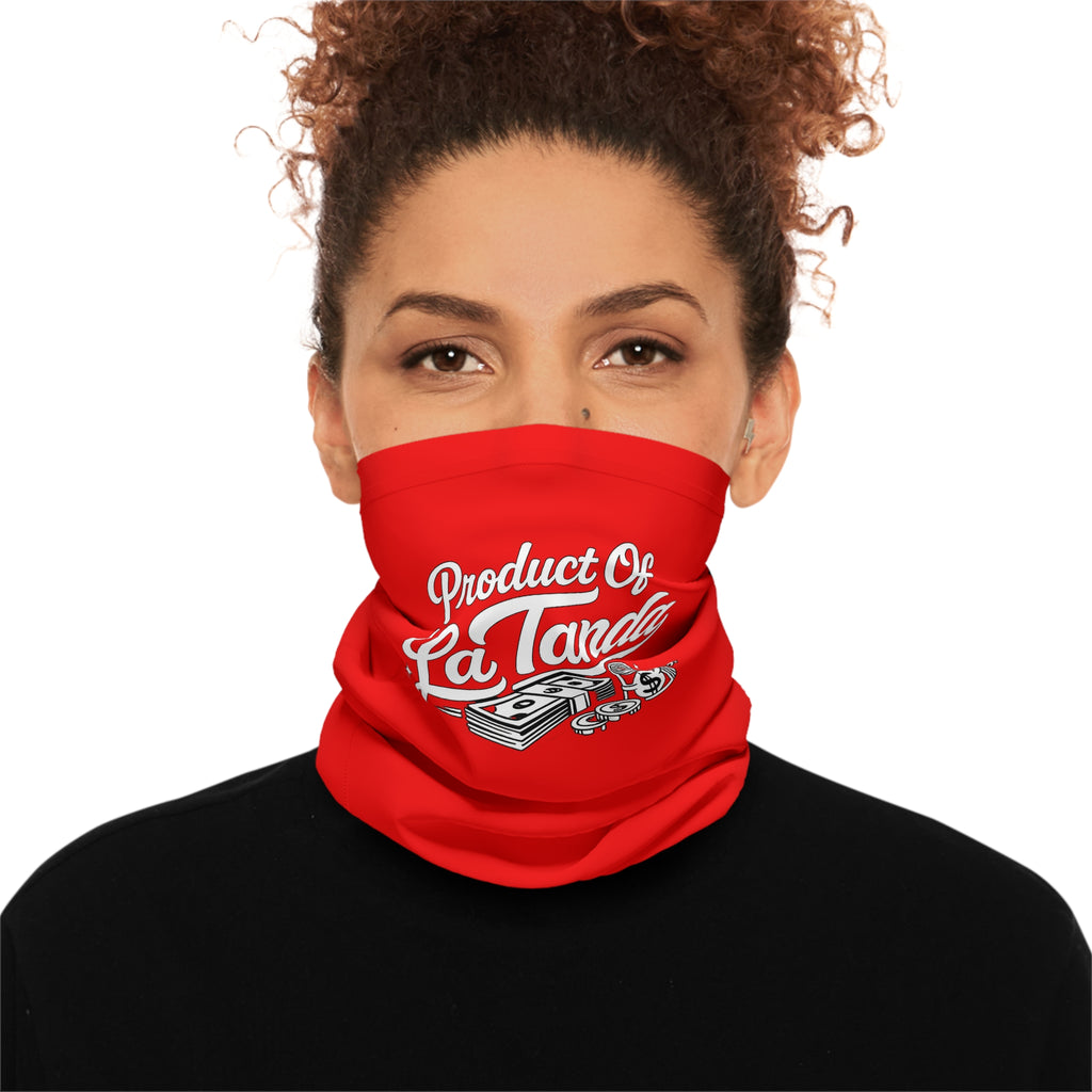 Product of La Tanda Neck Gaiter (Red) —Lightweight Face Mask & Bandana