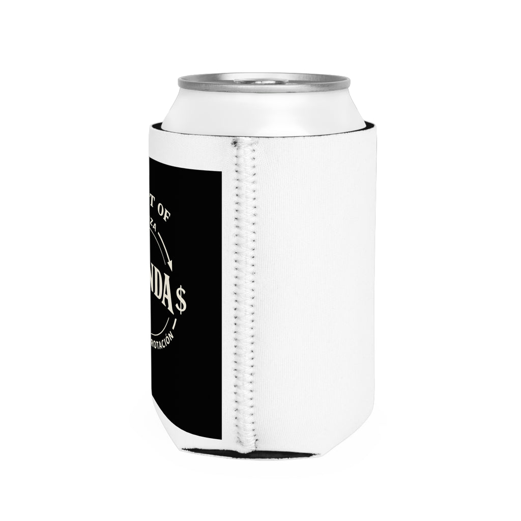 Can Cooler Sleeve - “La Tanda” Vintage Money Circle Design
