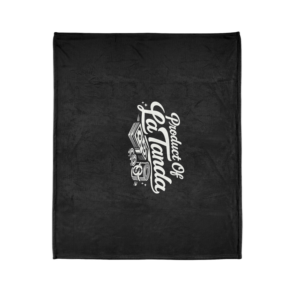 Product Of LaTanda Fleece Blanket – Soft Black Throw with Money Graphic