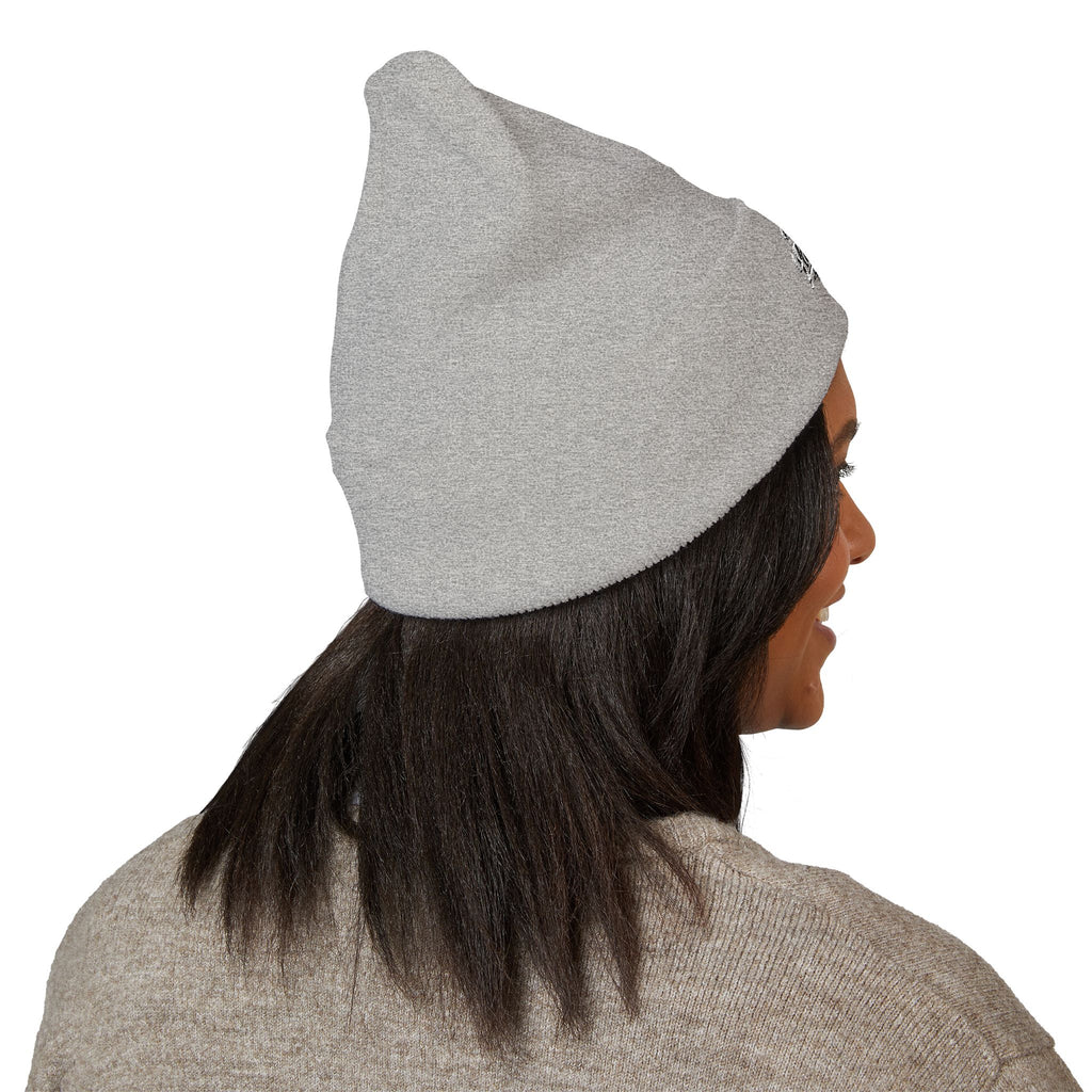 Classic Cuffed Beanie - "Product of La Tanda" Embroidered Warm Knit Hat