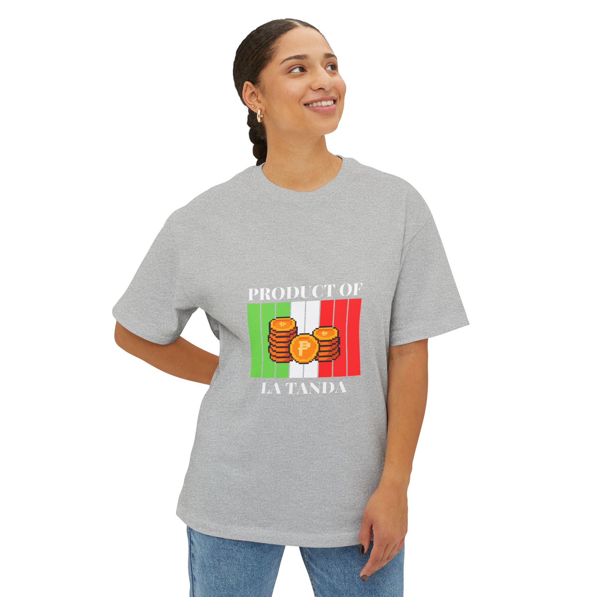 T-Shirt — "Product of La Tanda" Money Stack Graphic Tee