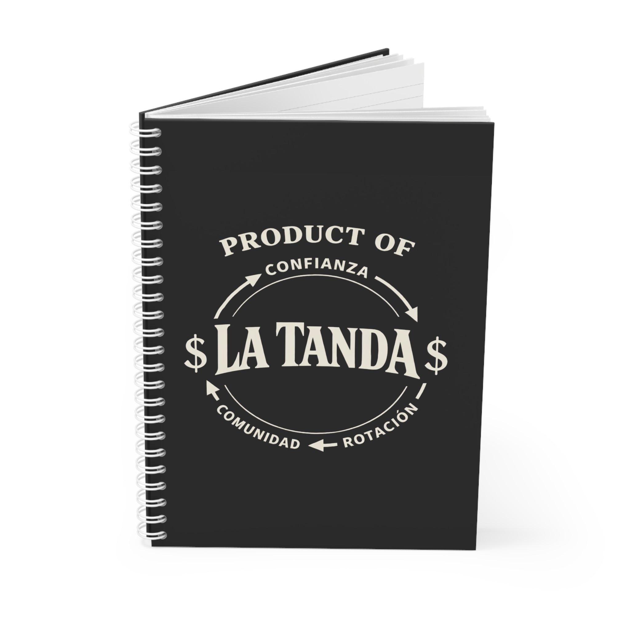 La Tanda Spiral Notebook — 'Product of La Tanda' Journal
