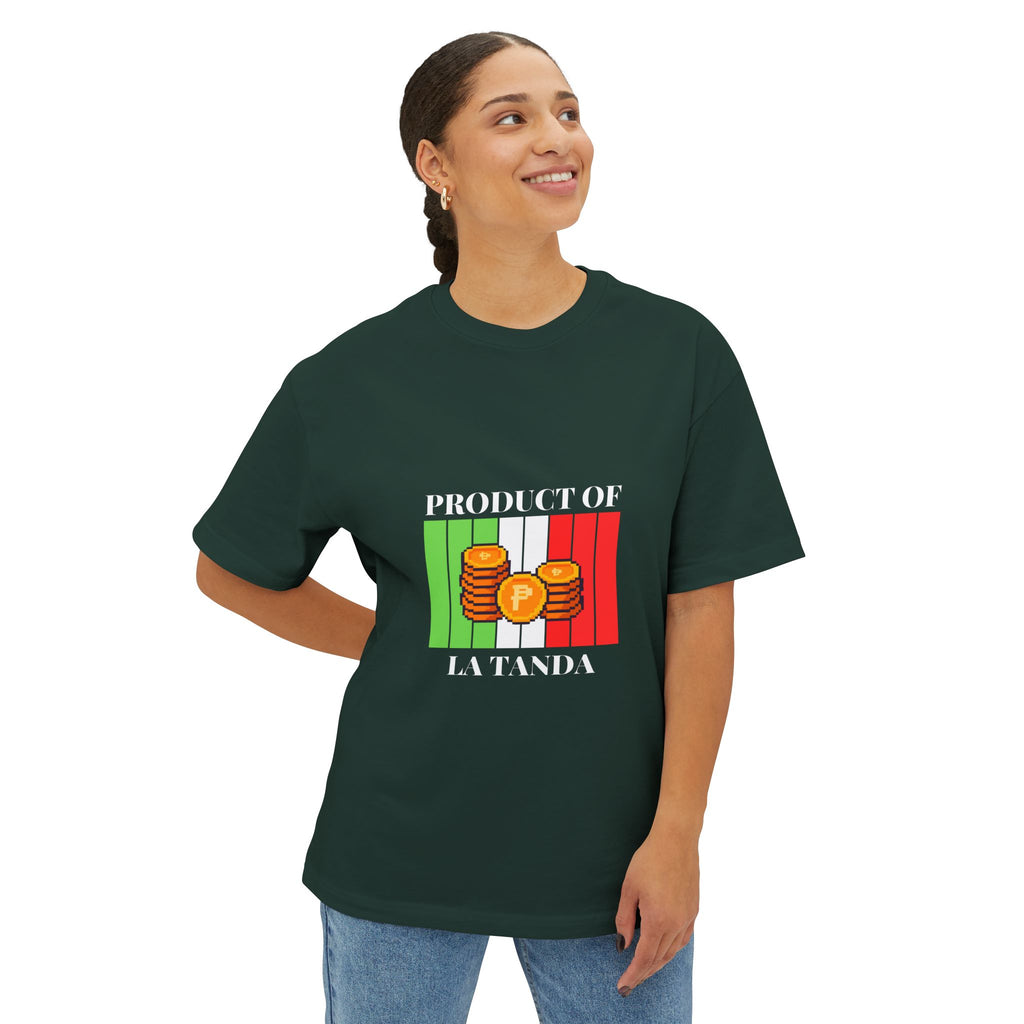 T-Shirt — "Product of La Tanda" Money Stack Graphic Tee