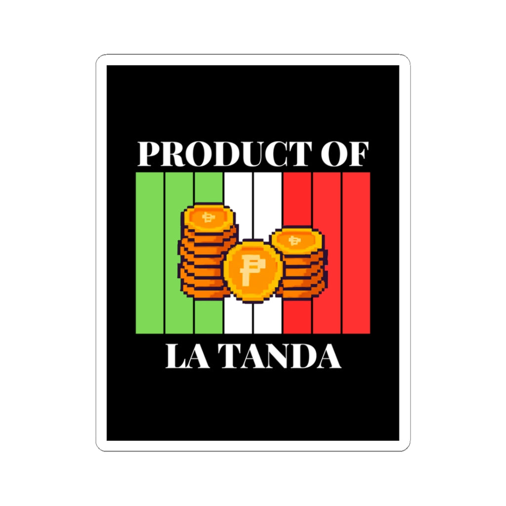Product of La Tanda Kiss-Cut Sticker — Retro Money Piñata Design (Latinx Pride)