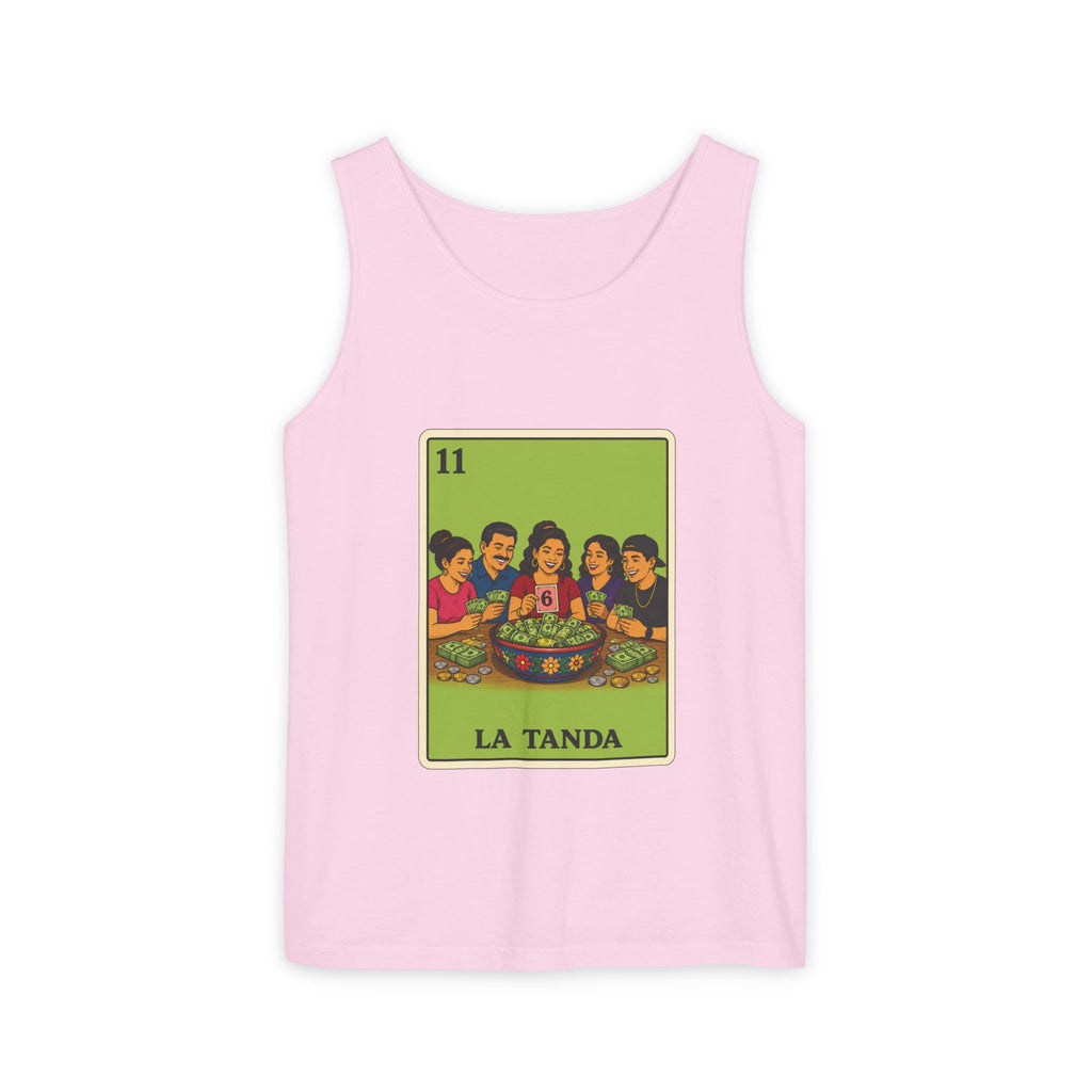 La Tanda Tank Top — Vintage Lotería Card Graphic Tank